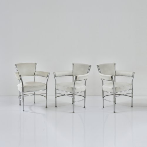 Three 'Mod. 1052' armchairs, c. 1930 (design)