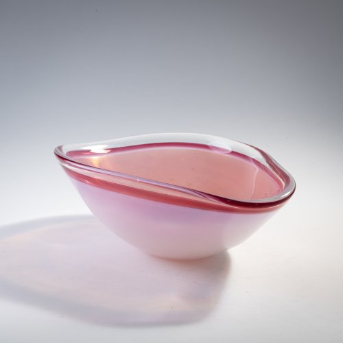 'Rosa opala, bordo cristallo' bowl, 1956