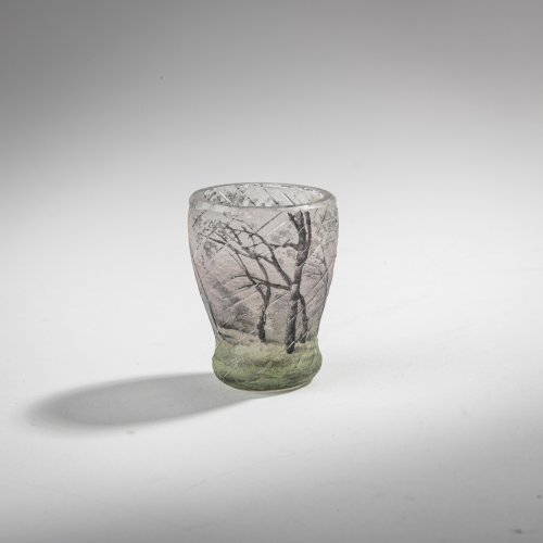 Miniature vase 'Pluviose' - 'Une Pluie', c. 1900