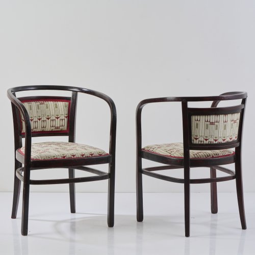 Two armchairs '718 F', c. 1902