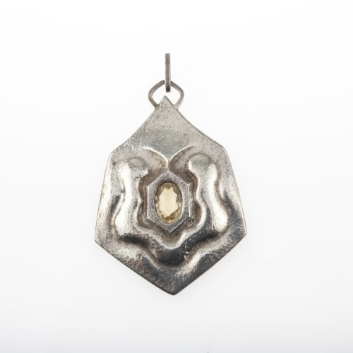 Anthroposophical pendant with citrine, c. 1922