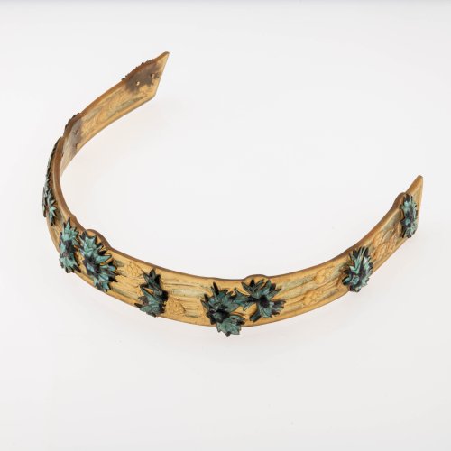 Fragment of a tiara/comb 'Bleuets', 1903-04