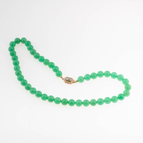 chrysoprase pearl necklace