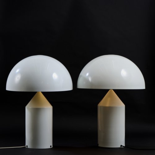 Two 'Atollo' table lights, 1977 (design)