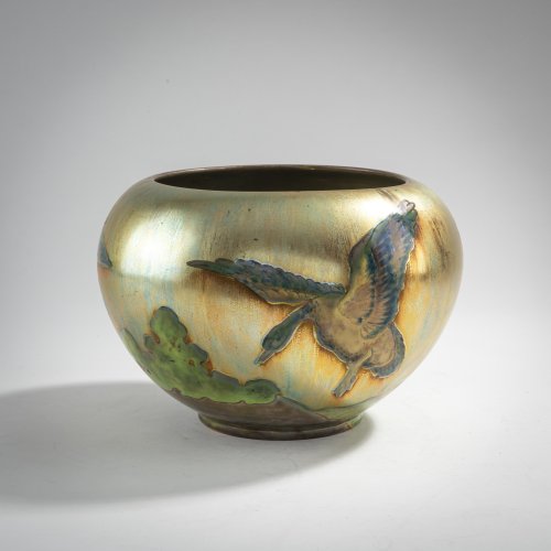 Cachepot mit Wildenten, 1900-18