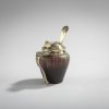 Mustard pot with spoon, c. 1900