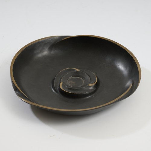 Anthroposophical bronze bowl, 1930-50s