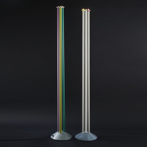 Two 'Trilumen' floor lamps, c.1987