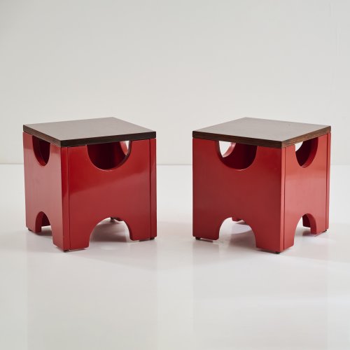 Two 'Dado'- 'T29' side tables, 1963