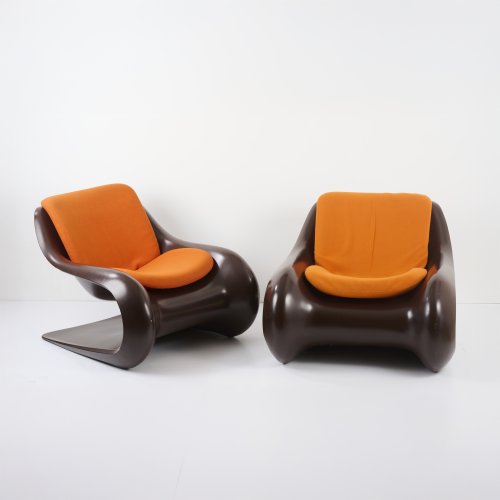 Two armchairs 'Targa', 1970/71