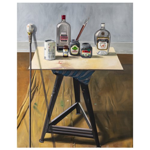 Still Life with Painting Utensils, 1975