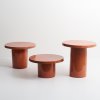 Three side tables, 1970s