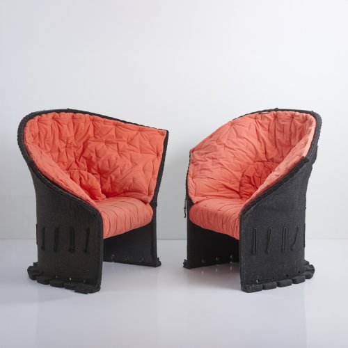 Two armchairs 'Feltri', 1986/87