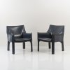 Two 'CAB 413' armchairs, 1977 (design)