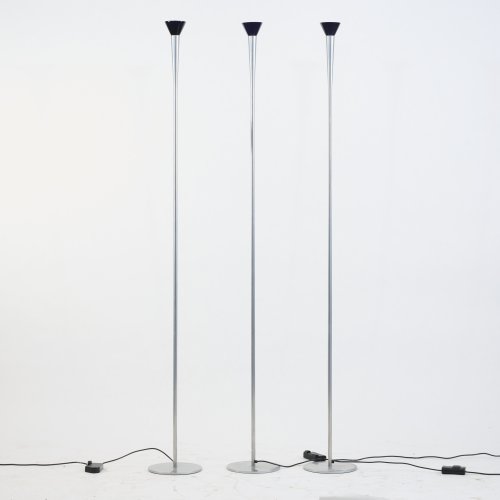 Three floor lamps, 1980s/90s