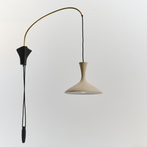 Wall light with counter-weight, 1950s