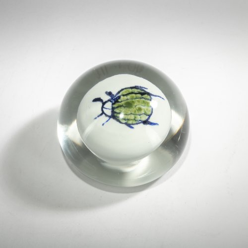 Paperweight with Beetle, 1973/74