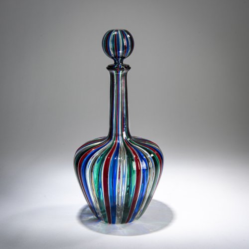 Bottle with stopper 'A canne', c. 1950