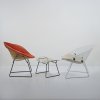 Two armchairs 'Diamond - 422' and a footstool, 1952