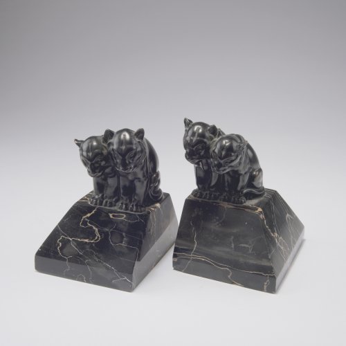 Pair of 'Young Lions' bookends, c1930