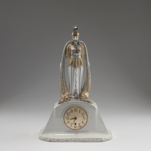 'Pallas Athene with Horns of Plenty' mantle clock, 1920s