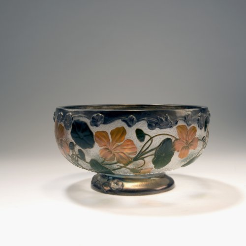 'Capucines' bowl with silver mounting, 1898-1900